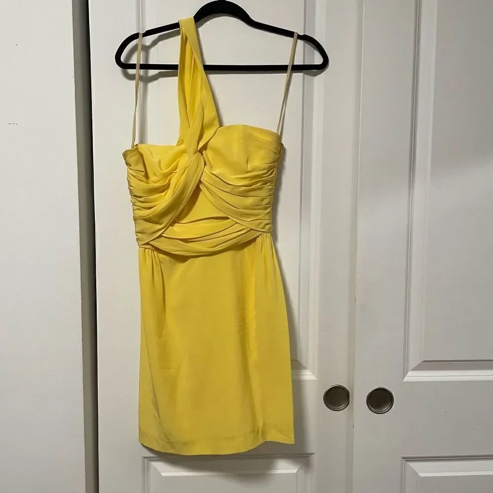 Mara Hoffman one shoulder mini dress
